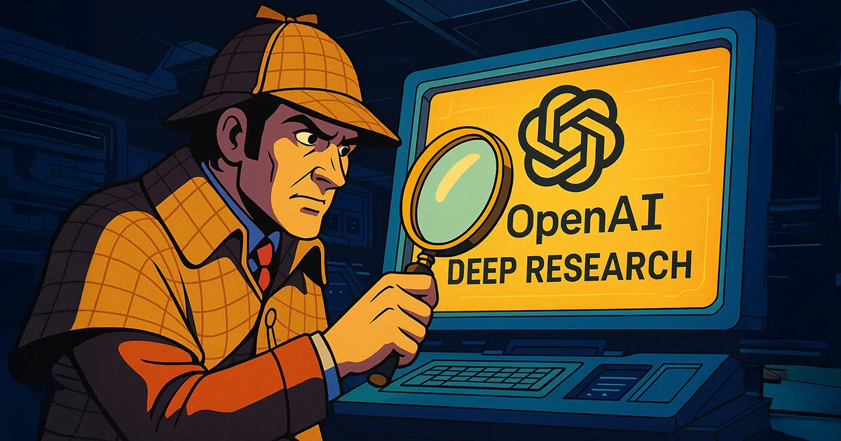 Detektiv sucht mit OpenAI Deep Research